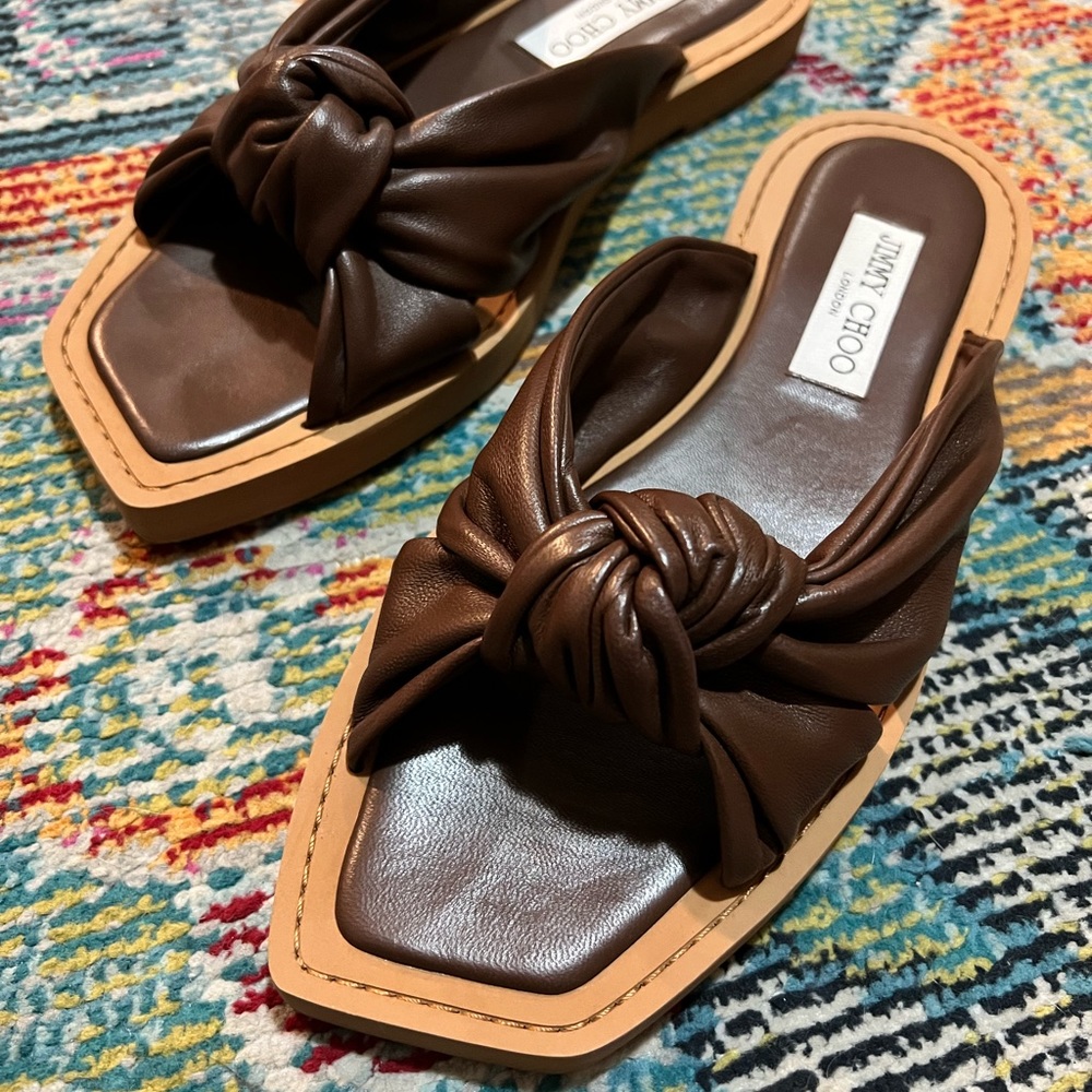 Jimmy Choo Tropica Slide Sandal 39